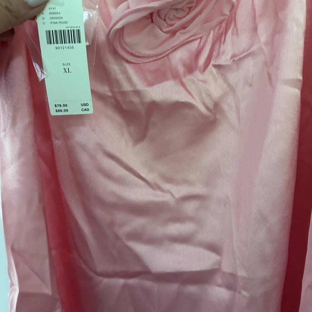 Silky Rosette Tunic Top BY Anthropologie - Picture 4 of 4